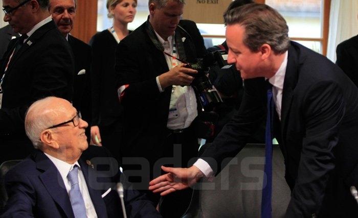 David Cameron : « Oh ! President Essebsi ! »