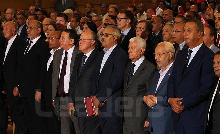 Les retrouvailles de Marzouki, Ghannouchi et Jebali au congrès d’Ennahdha
