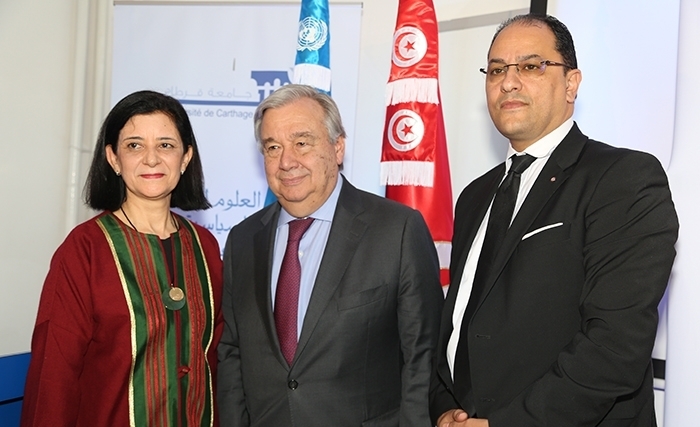Le secrétaire général des Nations unis à la Faculté des sciences juridiques, politiques et sociales de Tunis (Album photos)