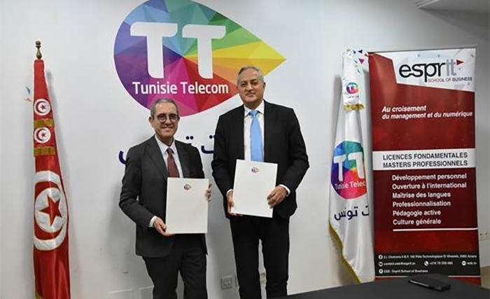 Tunisie Telecom et Esprit School of Business: Un partenariat solide pour l’apprentissage et  l’innovation