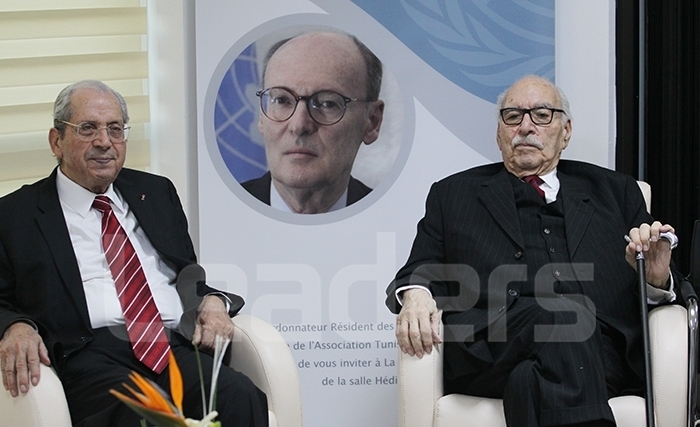 Photo insolite: deux anciens présidents par intérim, Foued Mebazaa et Mohamed ennaceur