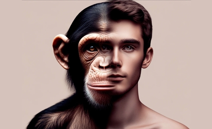 À Travers le Miroir de l’Évolution: Les secrets partagés de l'homme et du chimpanzé