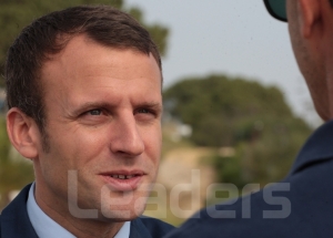 Emmanuel Macron en roadshow à Tunis 