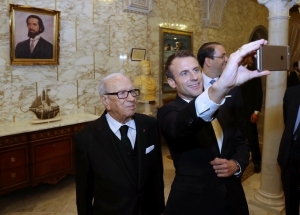 Selfie Beji Macron