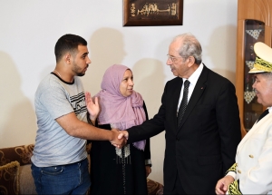 Le geste émouvant du président Ennaceur pour la famille du policier martyr Faouzi Houimli