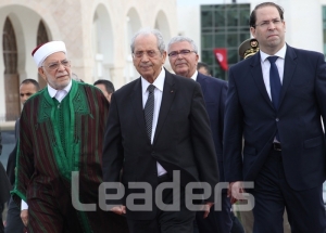 La photo symbolique des trois présidents partants, en ce 15 octobre à Bizerte