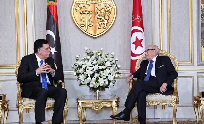 قايد السبسي يلتقي السرّاج 