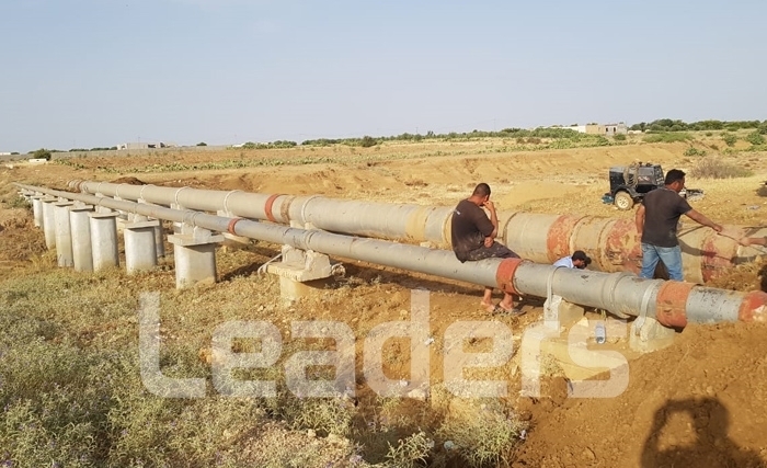 كيف تمّ إصلاح قنوات مياه الشرب بجلمة في 24 ساعة بعد تخريبها (فيديو وصور)