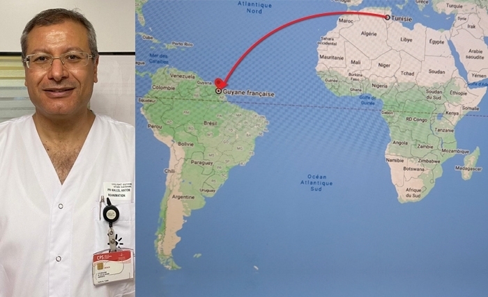 Pr Hatem Kallel: l’illustre médecin tunisien qui combat le Covid en Guyane