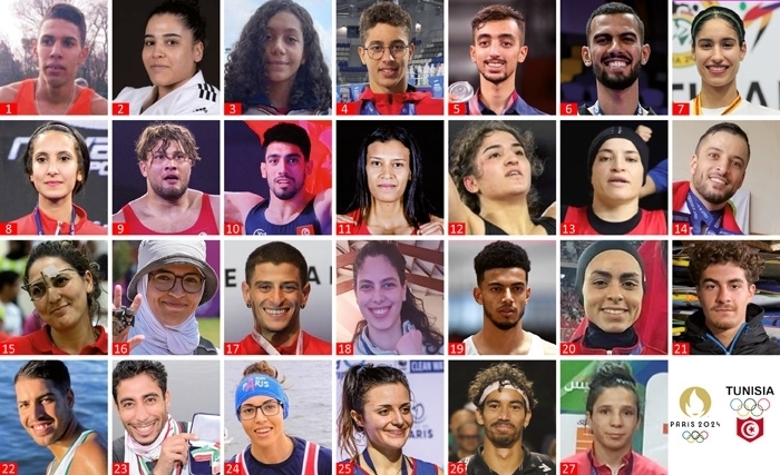 Qui sont les 26 athlètes tunisiens qualifiés pour les Jeux Olympiques, Paris 2024 