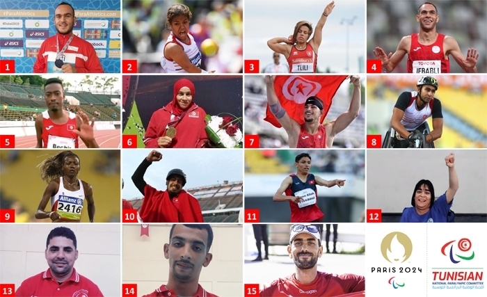 Qui sont les 15 athlètes tunisiens qualifiés pour les Jeux Paralympiques, Paris 2024