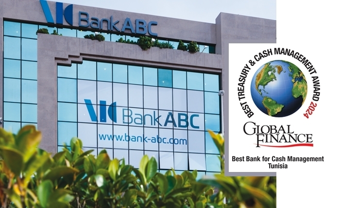 Bank ABC Tunisie remporte le prix de la meilleure Banque pour la gestion des liquidités 2024 par Global Finance pour la 4ème année consécutive