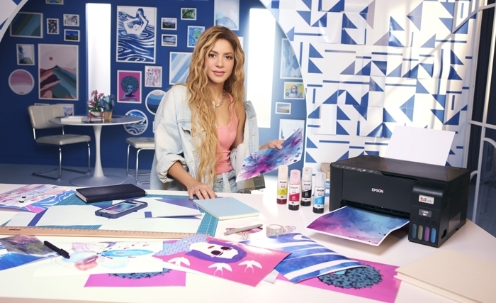Epson annonce la signature d’un partenariat avec l’icône mondiale de la musique Shakira