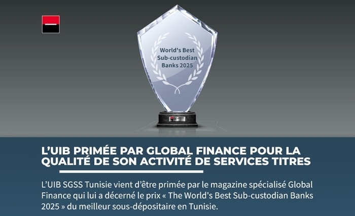 L’UIB primée par Global Finance pour la qualité de son activité de services Titres L’UIB primée par Global Finance pour la qualité de son activité de services Titres