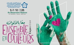 A ne pas rater - De grands artistes mécènes, solidaires des handicapés, en exposition collective ce weekend à Hedcoo El Aounia